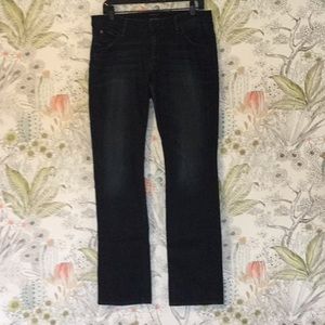 Hudson dark washed boot cut jeans